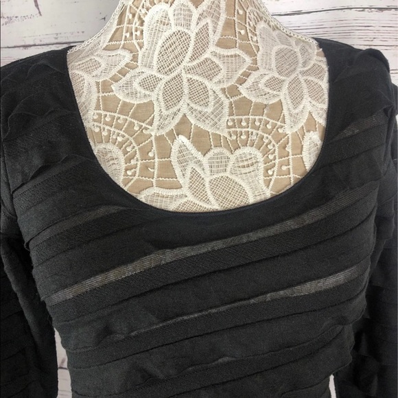 Max Studio ruffled knit dress NWT 
Black size XS - Picture 9 of 11